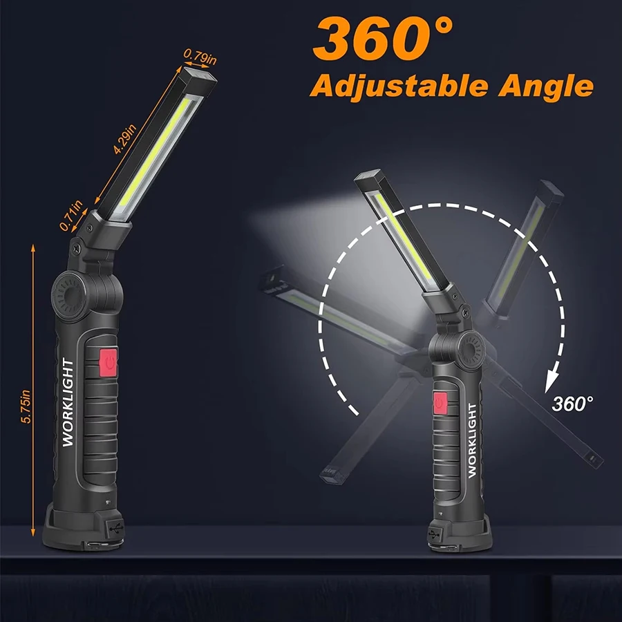 Lampu Kerja Magnetik Isi Ulang - Outdoor Lighting Hooks ulasan dan harga