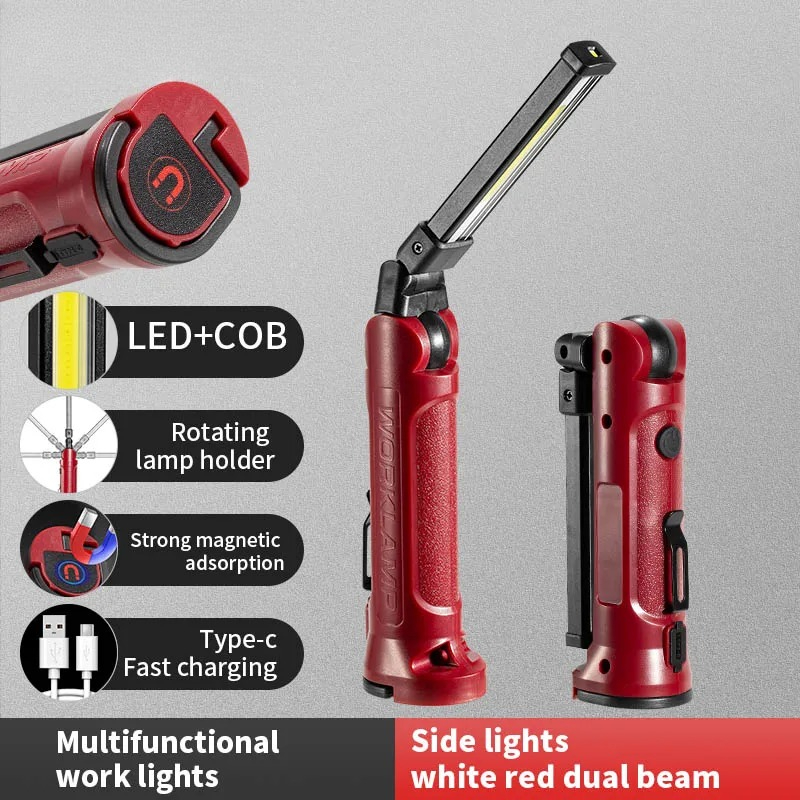 Lampu Kerja LED COB Senter Lip - Outdoor Lighting Hooks ulasan dan harga