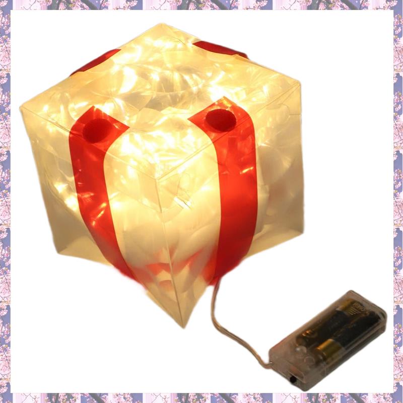 Kotak Hadiah Natal Bercahaya T - Outdoor Lighting Xmas ulasan dan harga