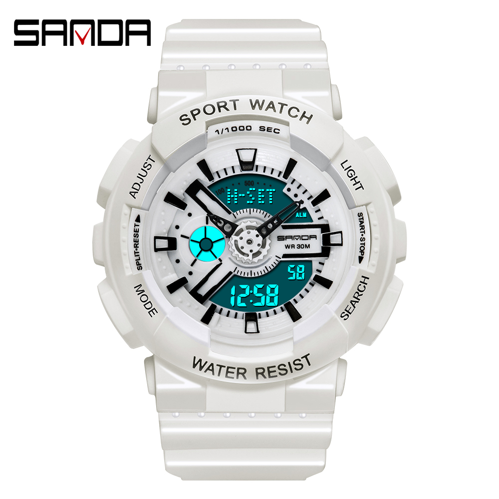 Sanda Fashion Jam Tangan Digit - Outdoor Lighting Permanent ulasan dan harga
