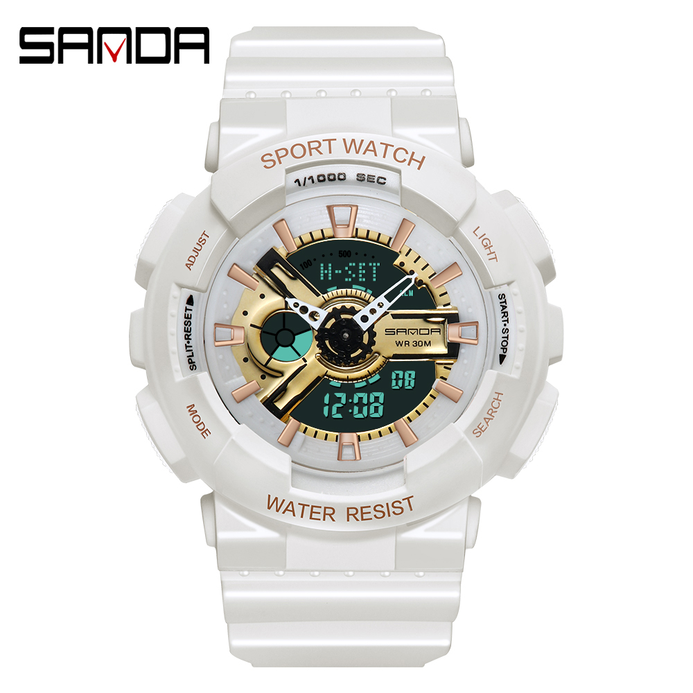 Sanda Fashion Jam Tangan Digit - Outdoor Lighting Permanent ulasan dan harga
