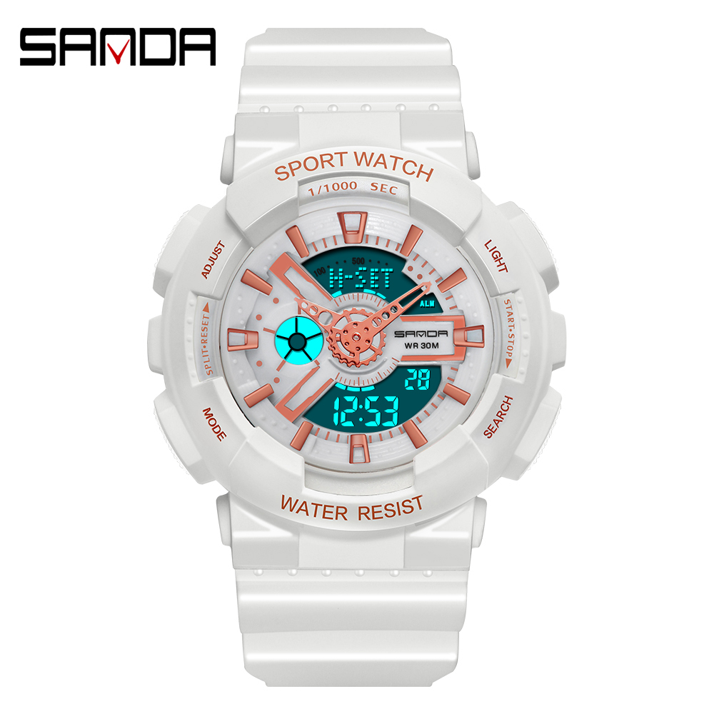 Sanda Fashion Jam Tangan Digit - Outdoor Lighting Permanent ulasan dan harga