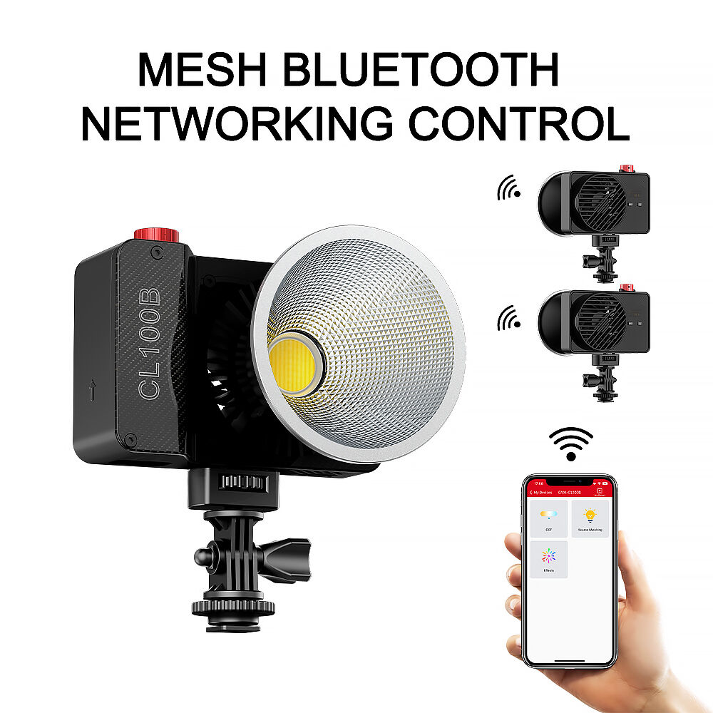 GVM CL100B Lampu LED Monolight - Outdoor Lighting Video ulasan dan harga
