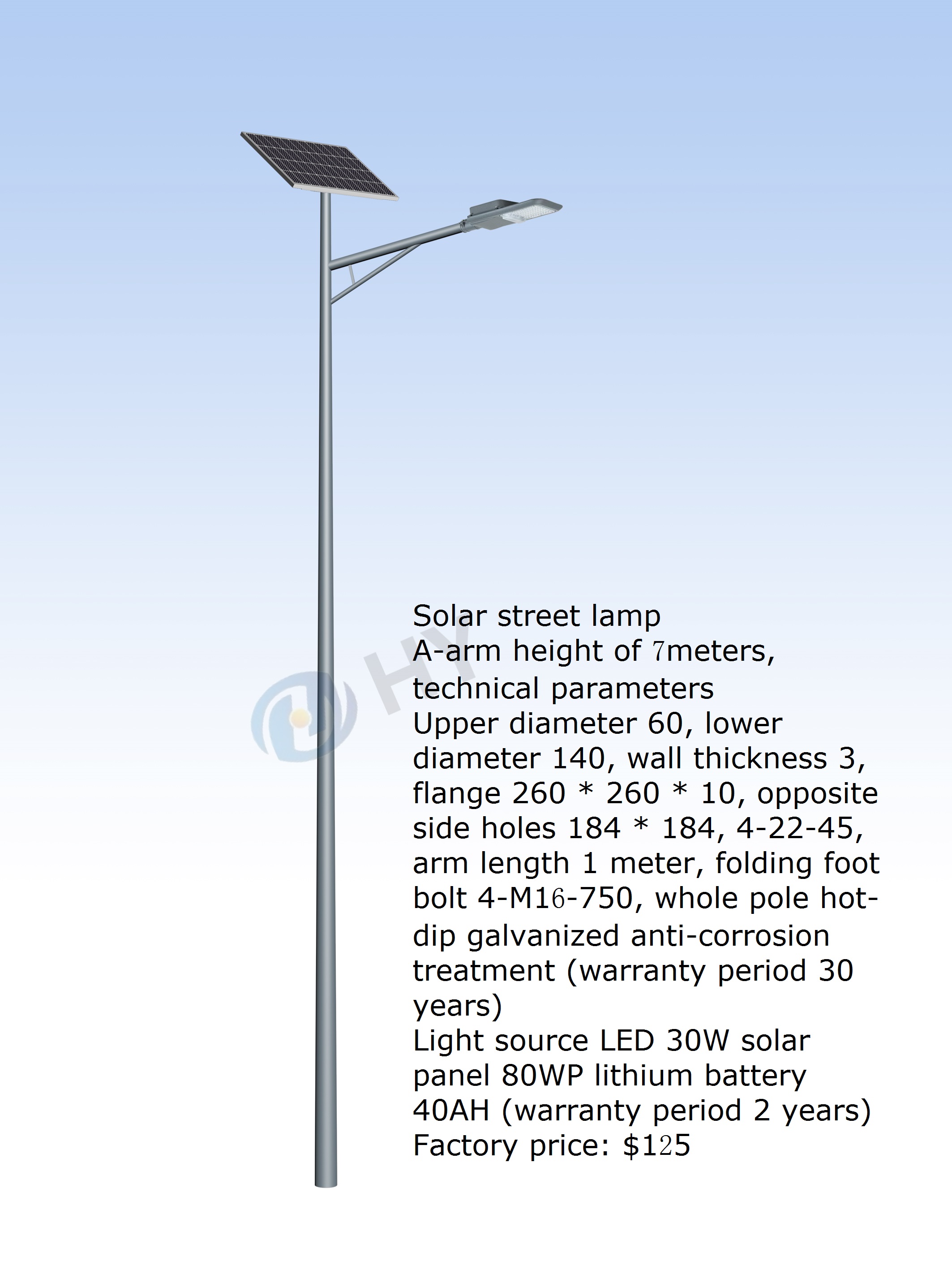 Lampu Jalan Tenaga Surya LED T - Outdoor Lighting Diy ulasan dan harga