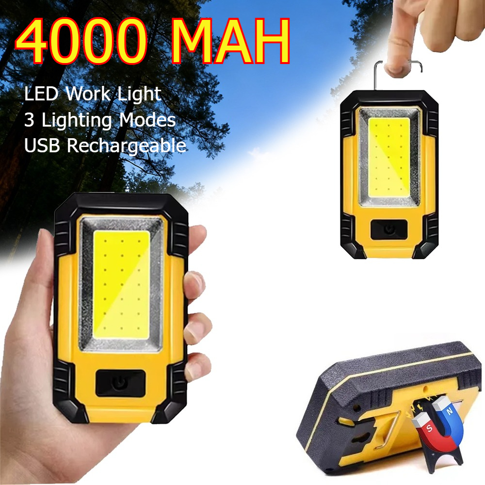 Lampu Kerja Isi Ulang 4000mAh  - Outdoor Lighting Hooks ulasan dan harga