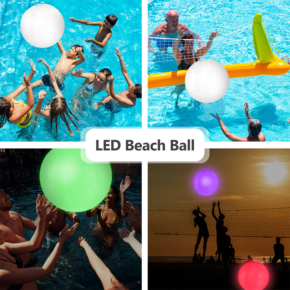Bola Pantul Bercahaya LED Kola - Outdoor Lighting Around Pool ulasan dan harga