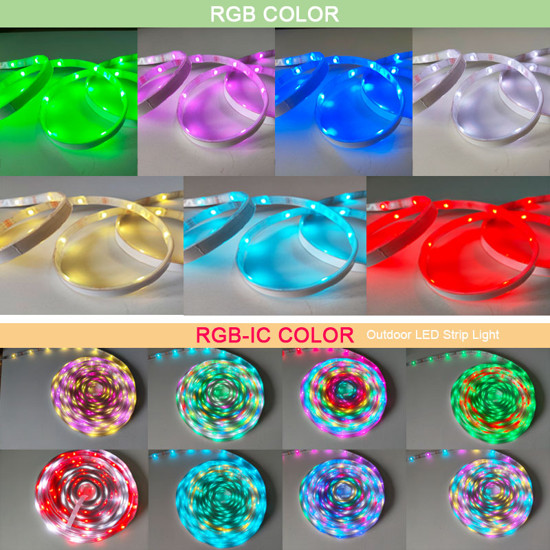 Strip Lampu Warna-warni Tahan  - Outdoor Lighting On House ulasan dan harga