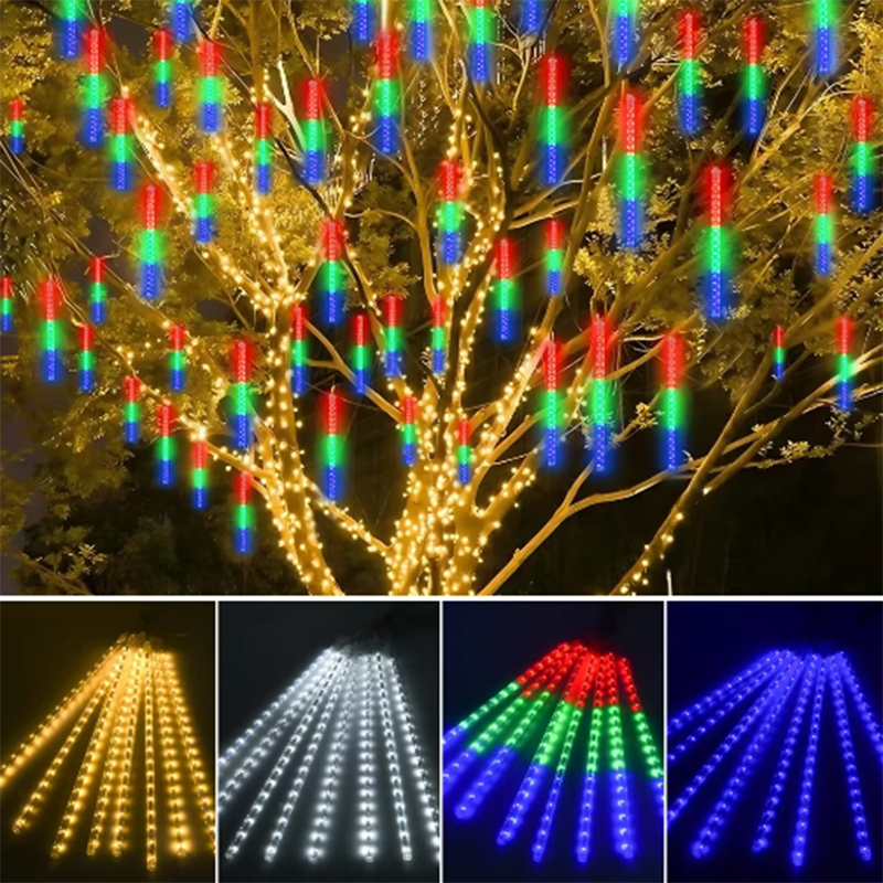 Dekorasi Pohon Natal 8 Tabung  - Outdoor Lighting Xmas ulasan dan harga