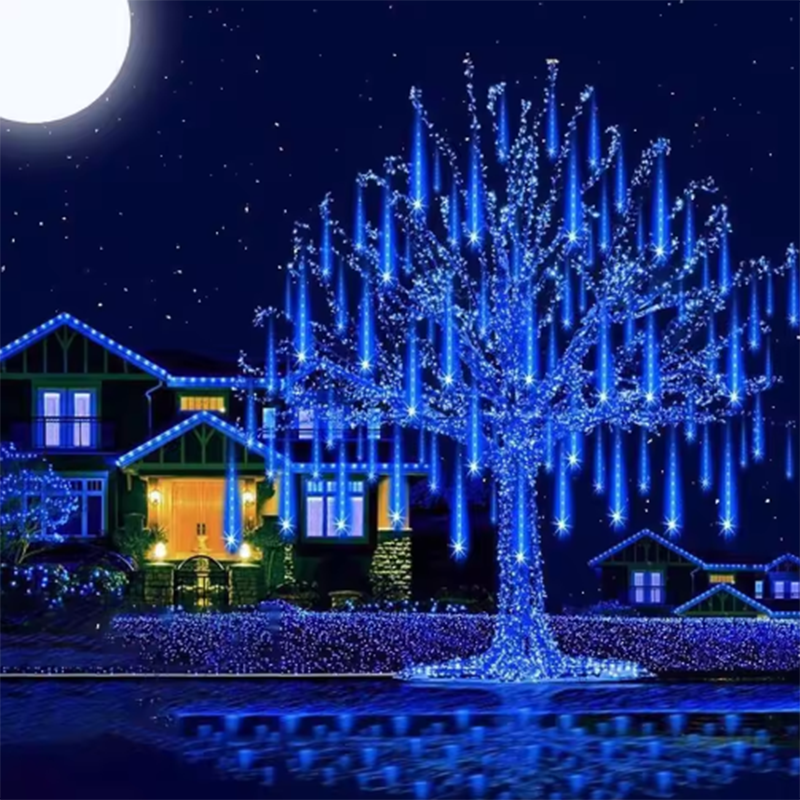 Dekorasi Pohon Natal 8 Tabung  - Outdoor Lighting Xmas ulasan dan harga