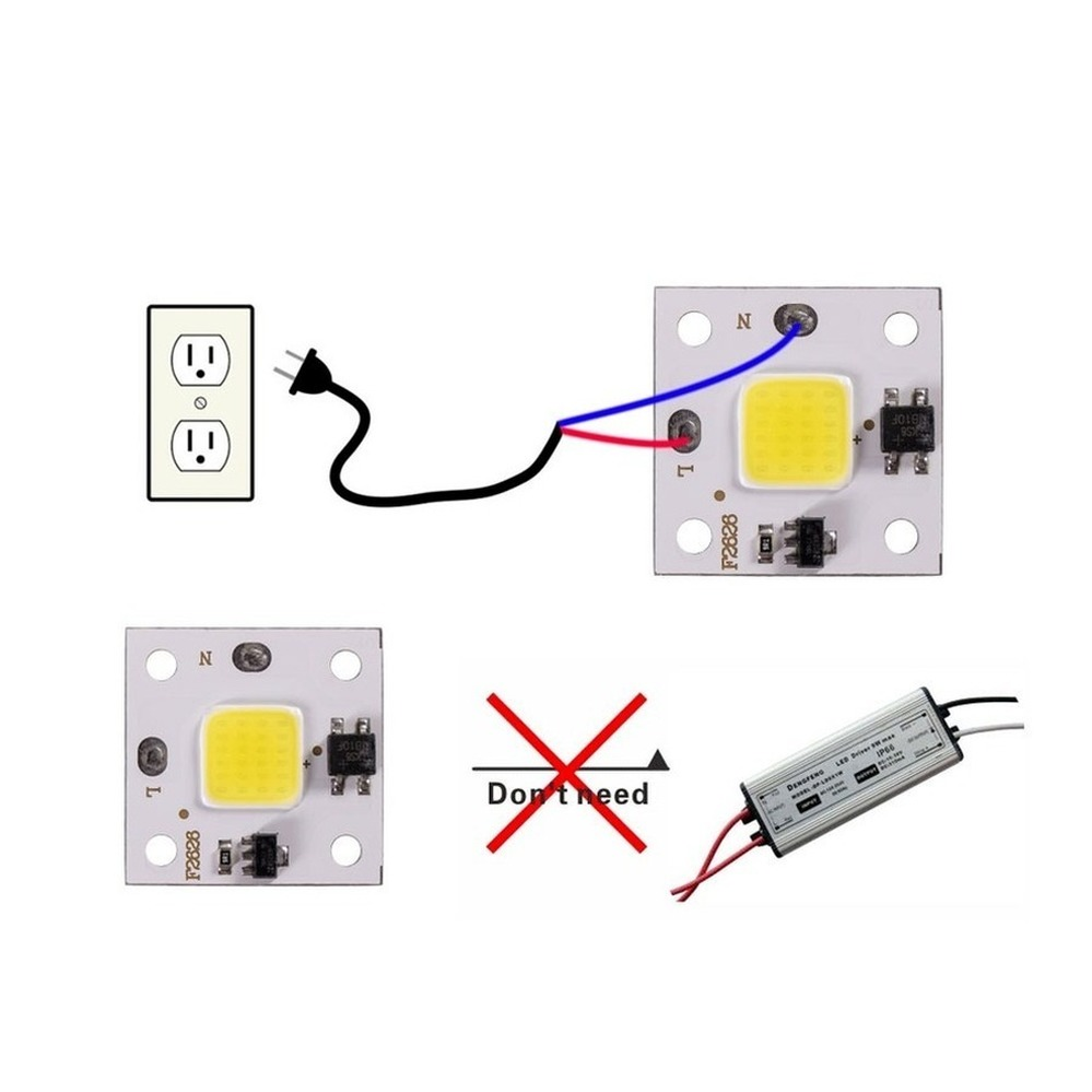 10W Modul COB 220V LED Chip Bo - Outdoor Lighting Diy ulasan dan harga