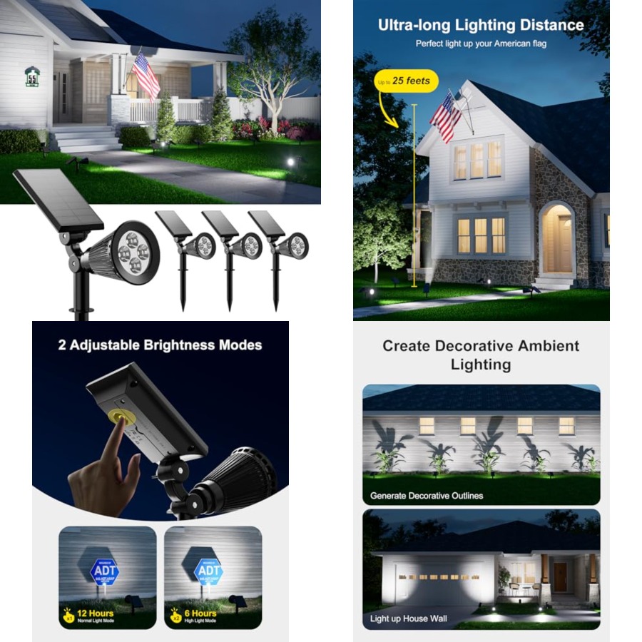 Lampu Sorot Tenaga Surya Tahan - Outdoor Lighting Tree ulasan dan harga