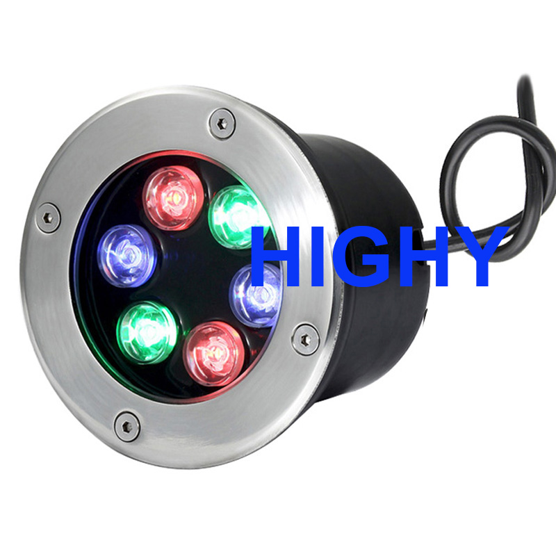 Lampu bawah tanah LED RGB 4 ka - Outdoor Lighting Underground Wiring ulasan dan harga