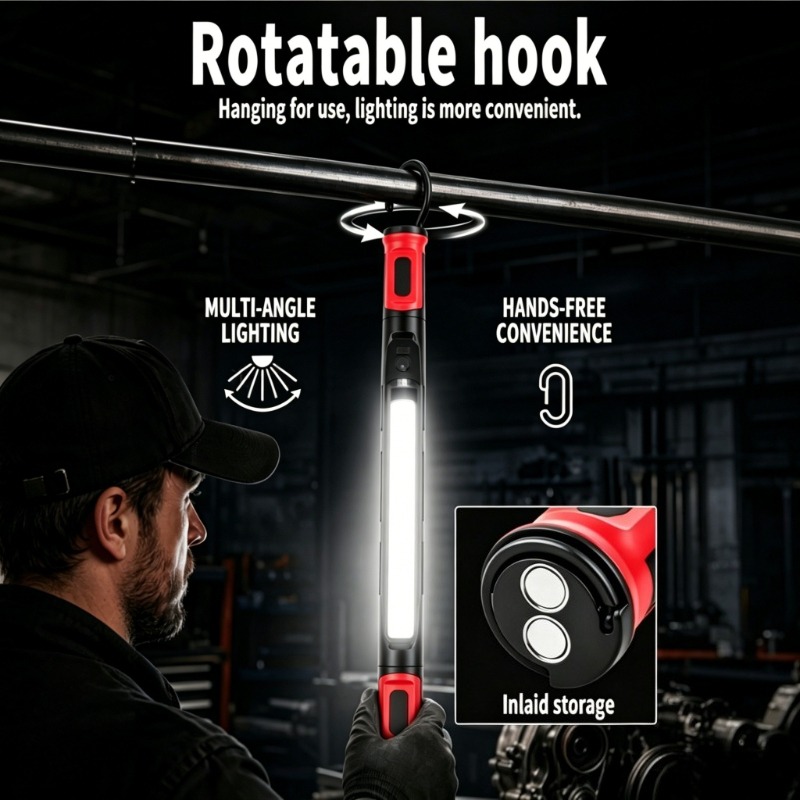 Lampu Kerja Magnetik COB Isi U - Outdoor Lighting Hooks ulasan dan harga