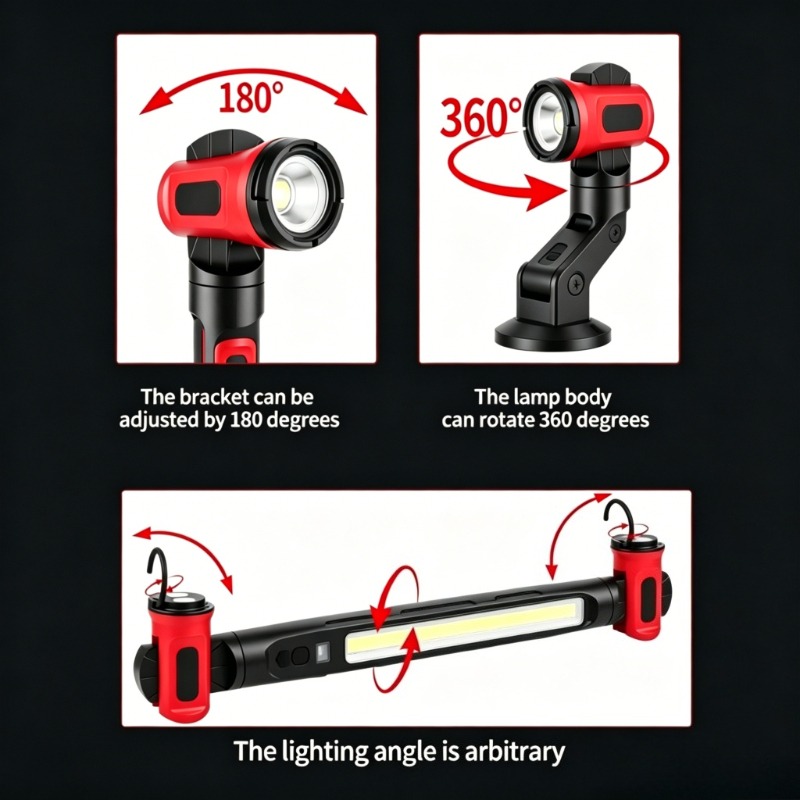 Lampu Kerja Magnetik COB Isi U - Outdoor Lighting Hooks ulasan dan harga