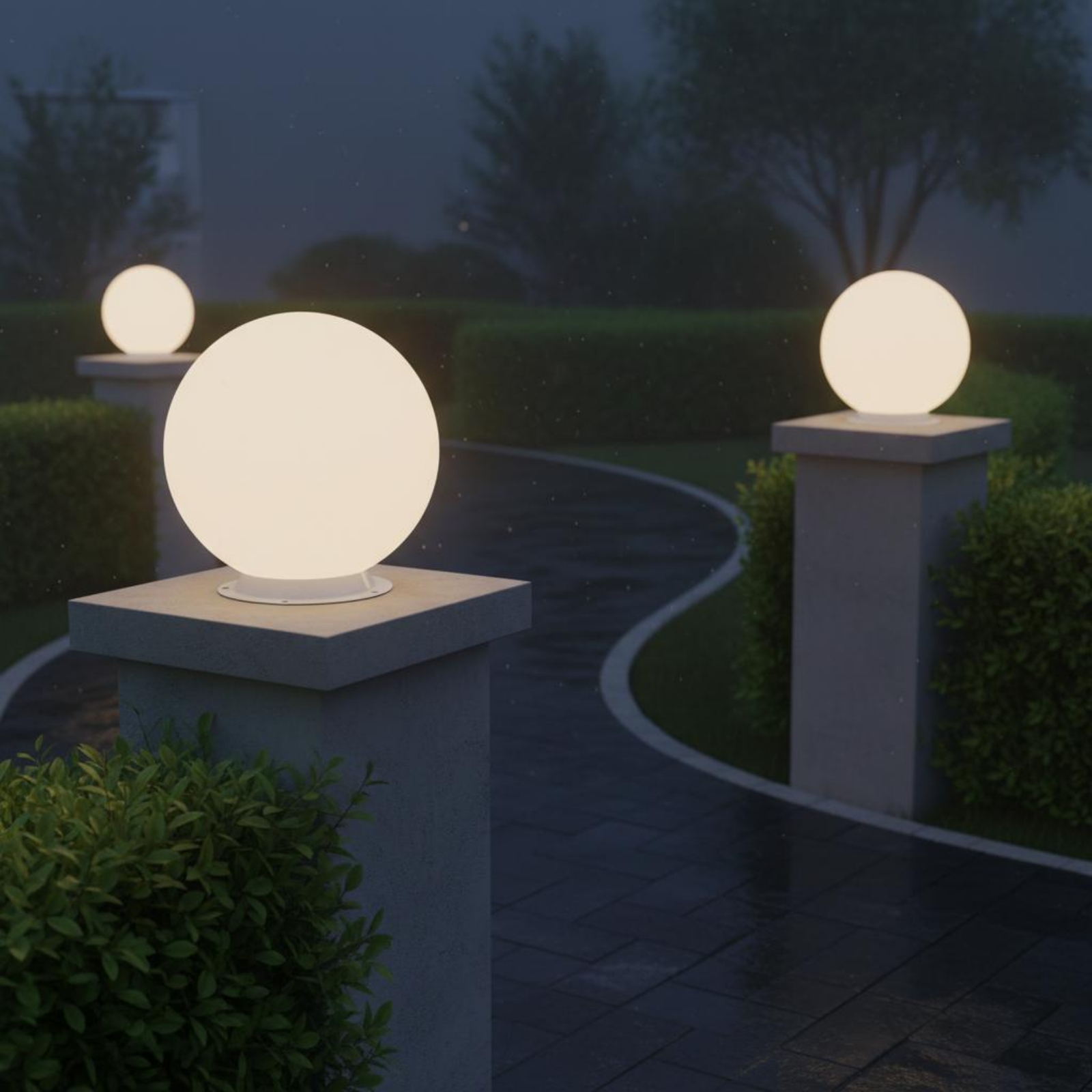 Lampu Tiang Tenaga Surya dari  - Outdoor Lighting Decoration ulasan dan harga
