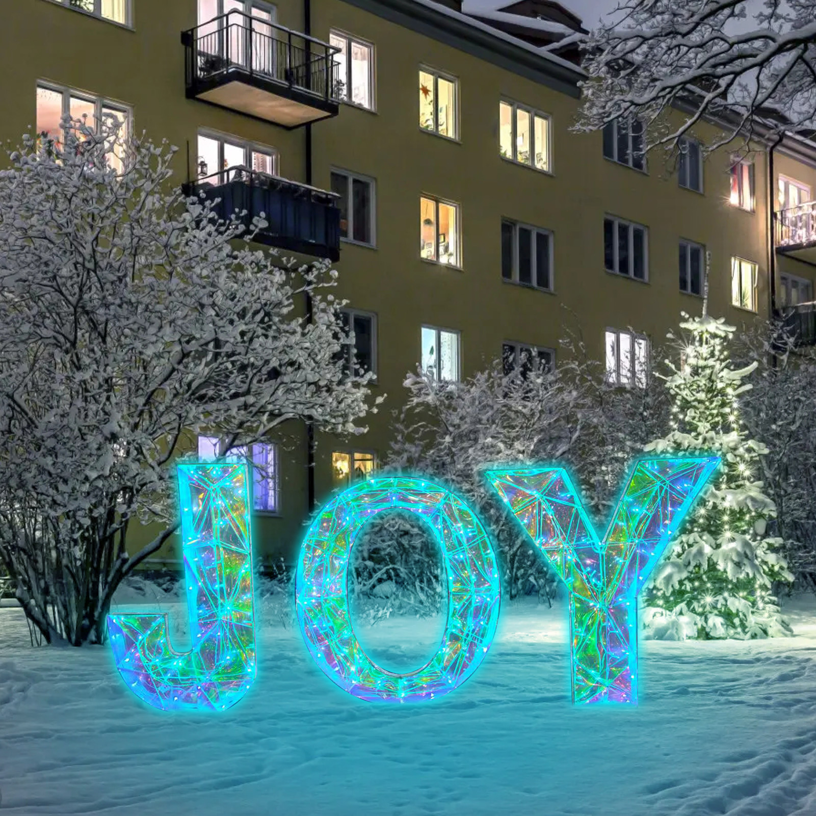 3 Buah Dekorasi Natal Luar Rua - Outdoor Lighting Xmas ulasan dan harga