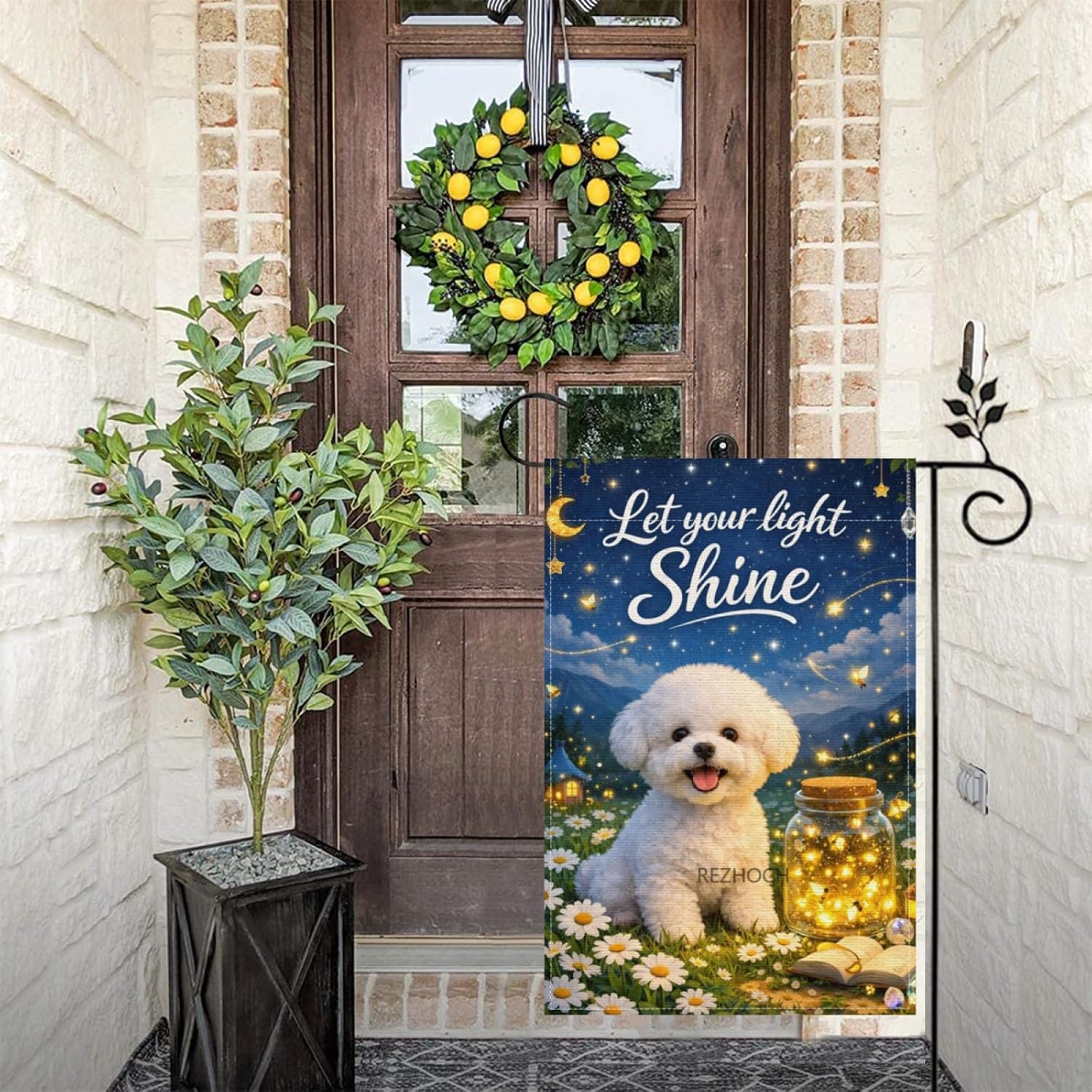 Bendera Taman Bichon Frise Luc - Outdoor Lighting For Your Yard ulasan dan harga