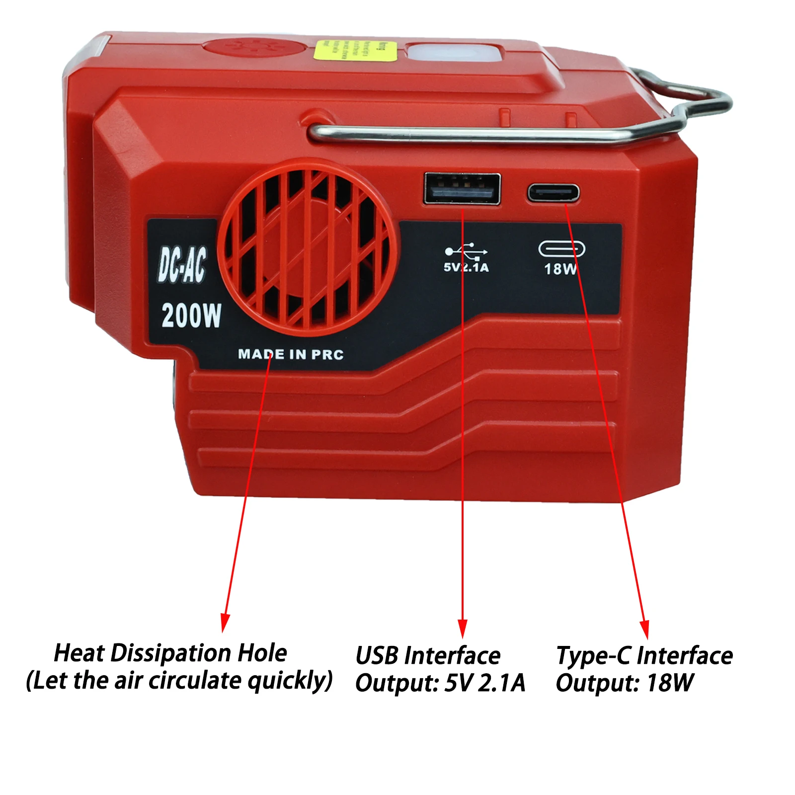 Inverter daya portabel 200W 12 - Outdoor Lighting Battery Operated ulasan dan harga