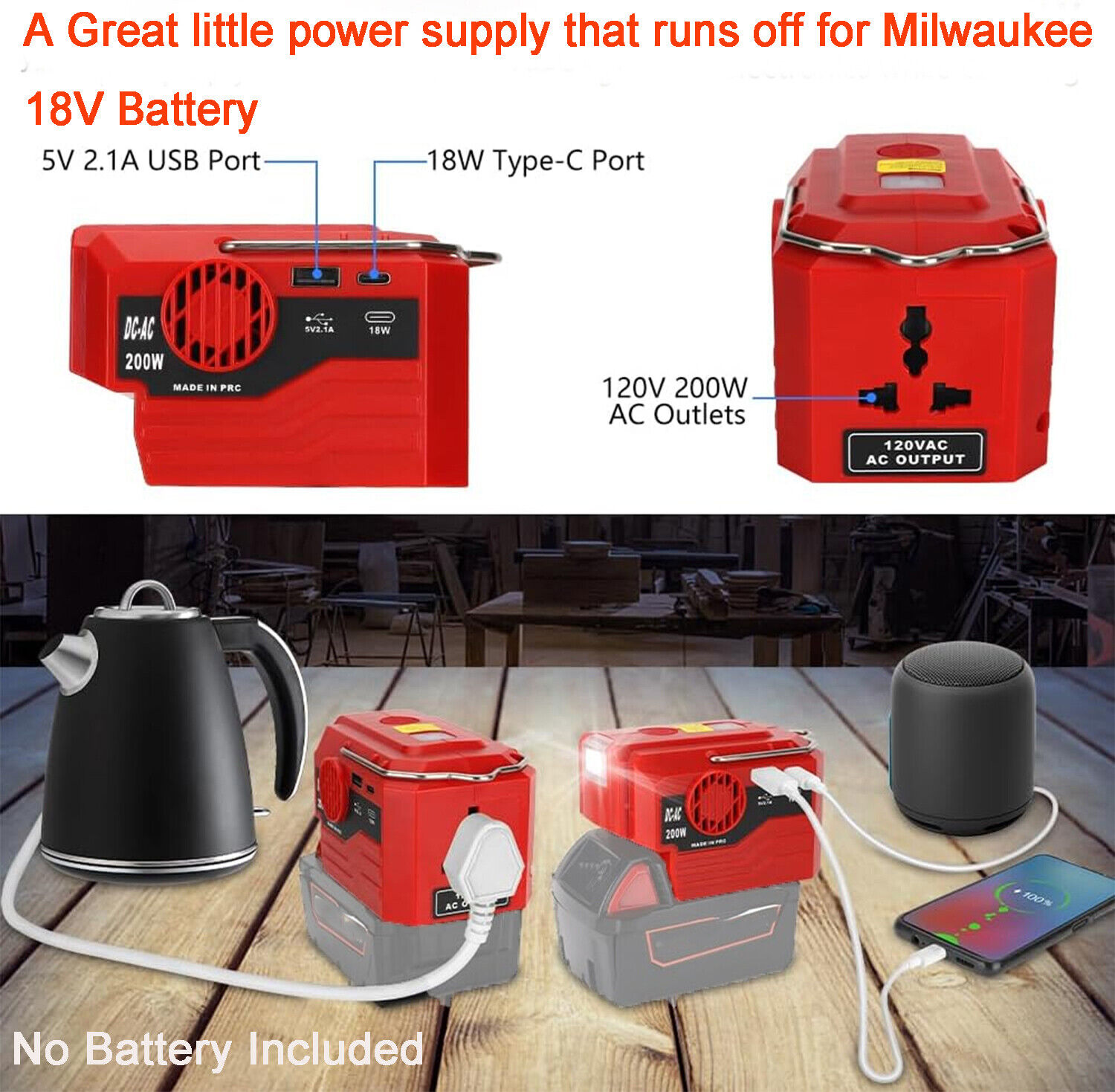 Inverter daya portabel 200W 12 - Outdoor Lighting Battery Operated ulasan dan harga