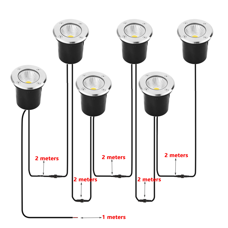 Lampu LED Bawah Tanah Tersembu - Outdoor Lighting Underground Wiring ulasan dan harga