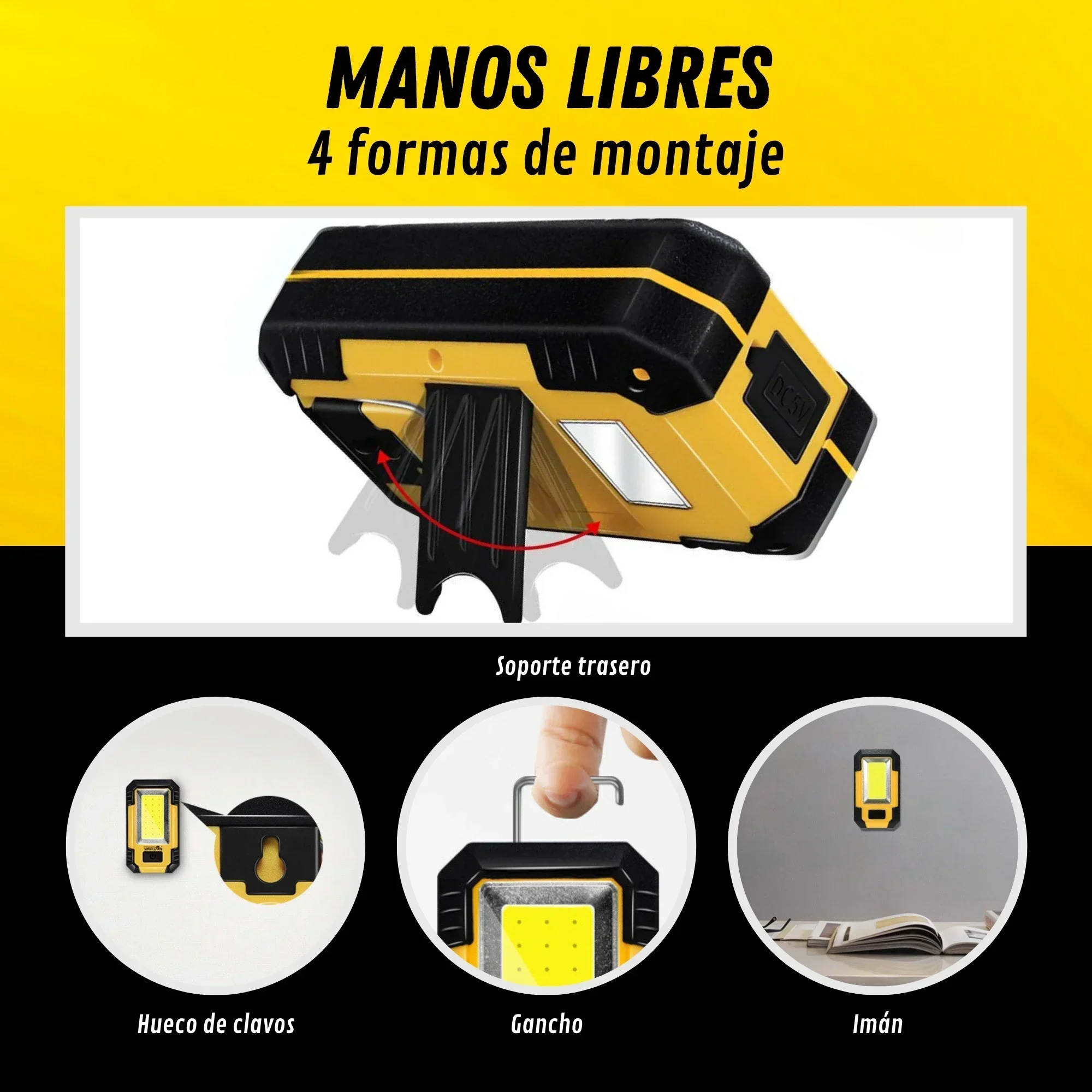 Lampu Kerja Portabel 4000mAh I - Outdoor Lighting Hooks ulasan dan harga