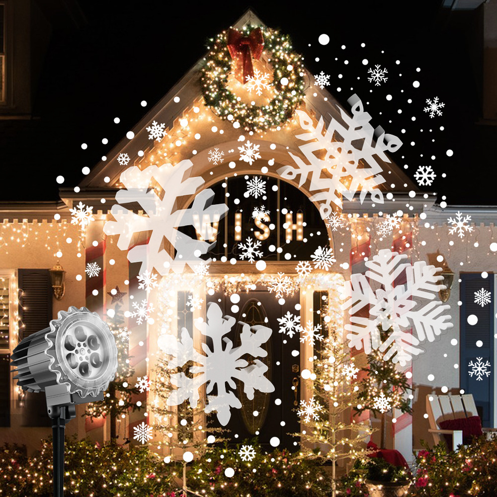 Proyektor Kepingan Salju Natal - Outdoor Lighting Xmas ulasan dan harga