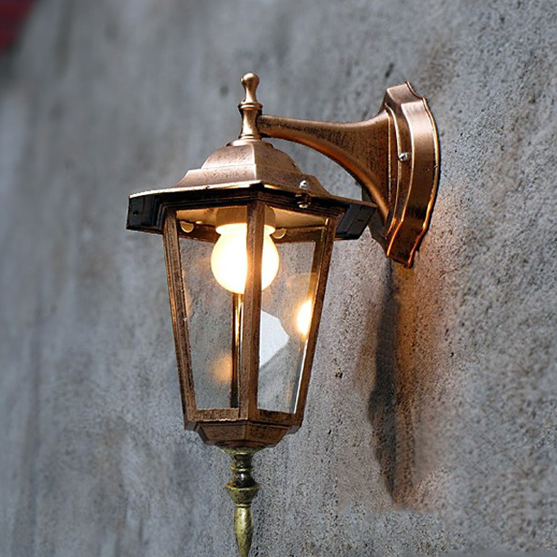 Gaya Eropa Retro Led Lampu Din - Outdoor Lighting On House ulasan dan harga