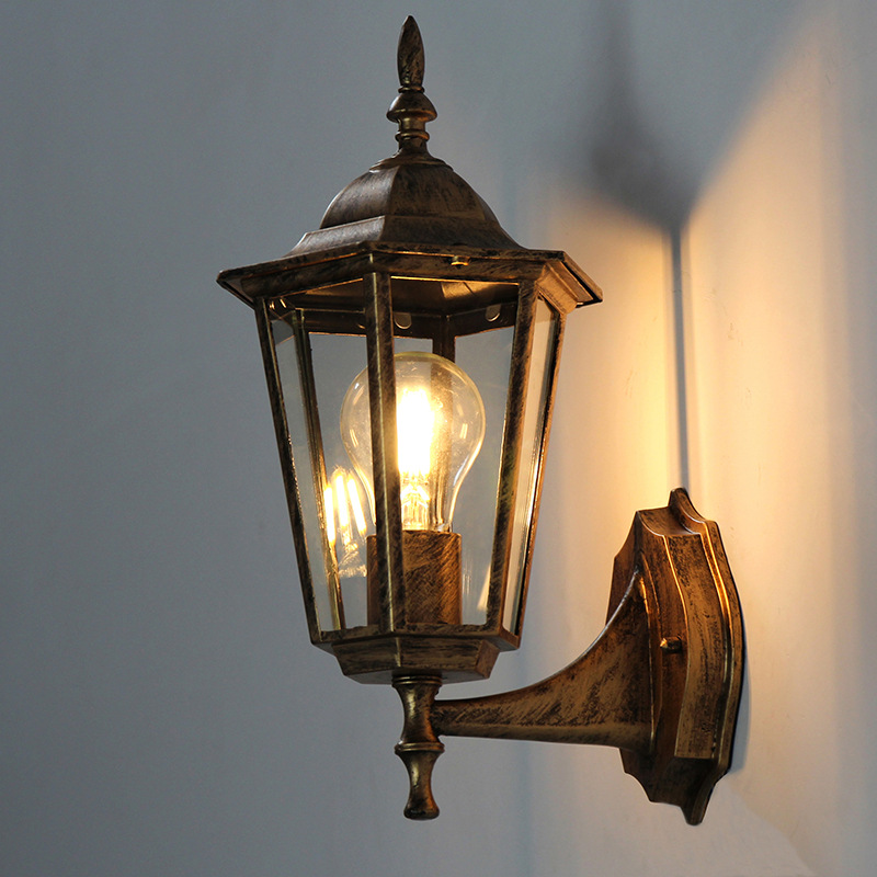 Gaya Eropa Retro Led Lampu Din - Outdoor Lighting On House ulasan dan harga