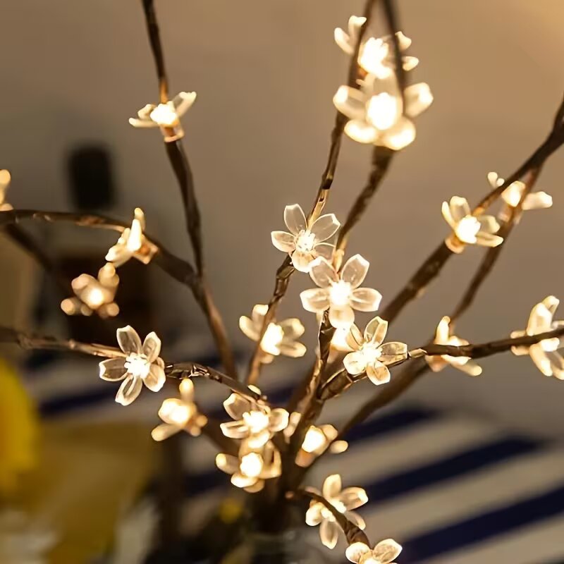 1/2 Buah 20LED Lampu Cabang Po - Outdoor Lighting Tree ulasan dan harga
