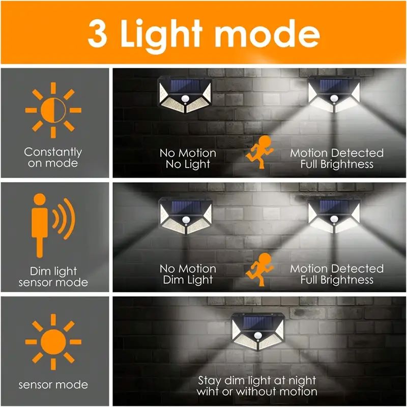 Lampu Taman Tenaga Surya 100LE - Outdoor Lighting Decoration ulasan dan harga