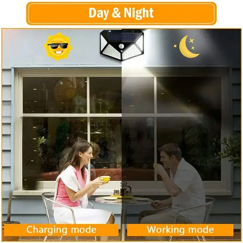 Lampu Taman Tenaga Surya 100LE - Outdoor Lighting Decoration ulasan dan harga