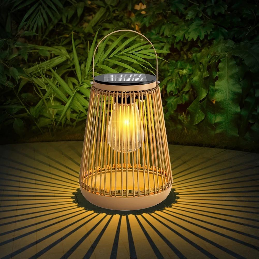 Lampu Rotan Tenaga Surya Tahan - Outdoor Lighting Decoration ulasan dan harga