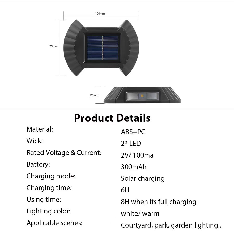 Lampu Dinding Tenaga Surya 2/8 - Outdoor Lighting For Your Yard ulasan dan harga