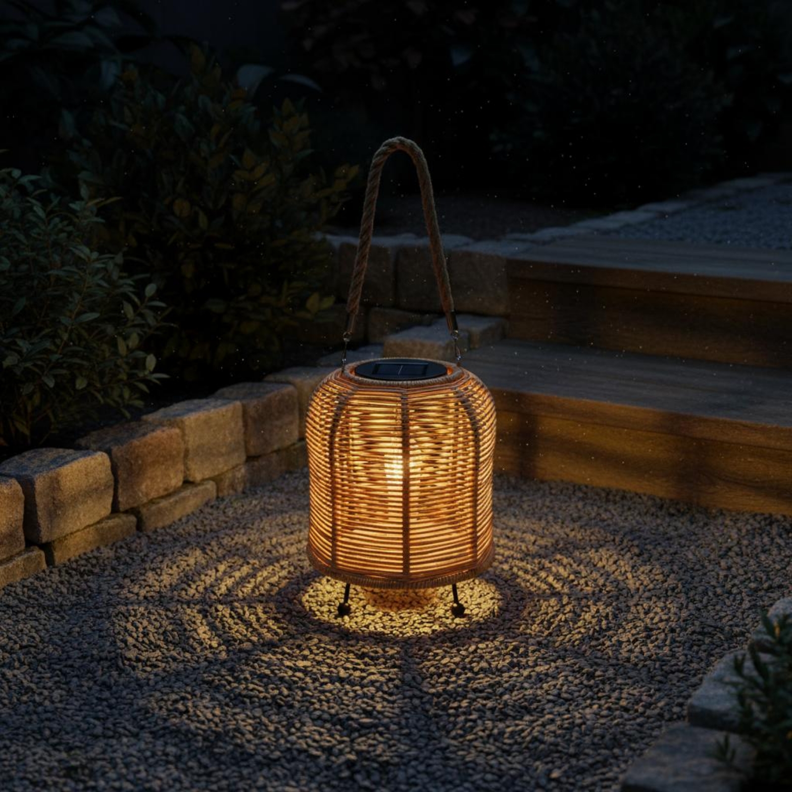 Lentera Tenaga Surya Tenun Tan - Outdoor Lighting Decoration ulasan dan harga