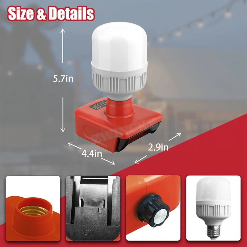 Lampu Perkakas Portabel Cocok  - Outdoor Lighting Battery Operated ulasan dan harga