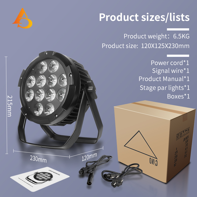 IP65 Tahan Air 12X18W 6in1 Bat - Outdoor Lighting On House ulasan dan harga