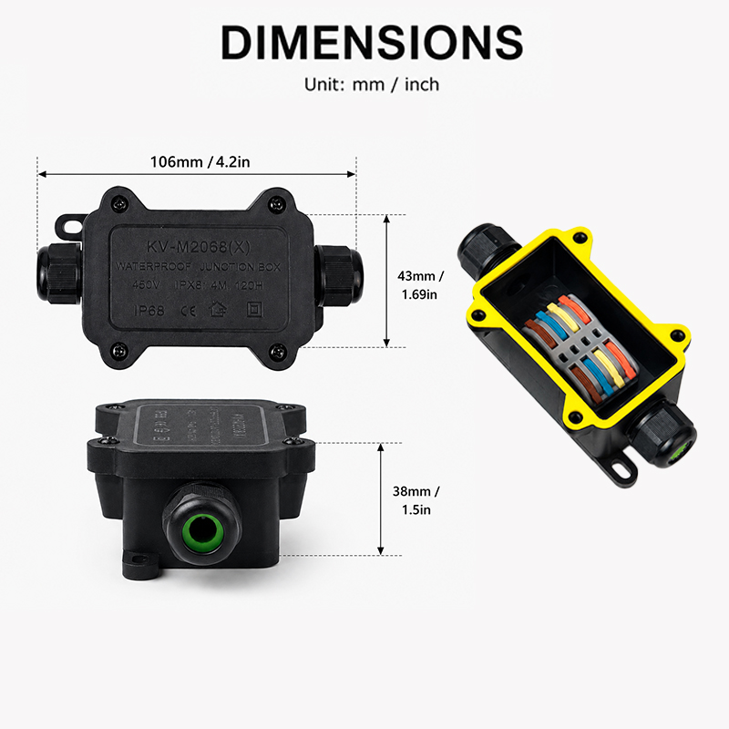 Kotak Sambungan Tahan Air IP68 - Outdoor Lighting Junction ulasan dan harga