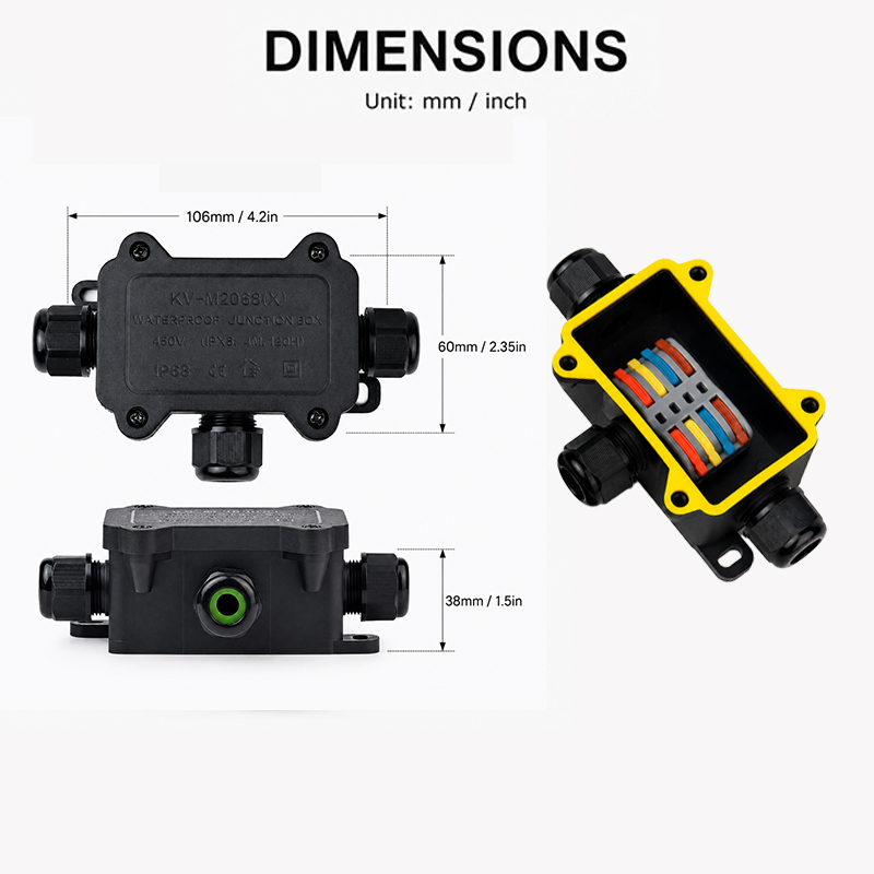 Kotak Sambungan Tahan Air IP68 - Outdoor Lighting Junction ulasan dan harga