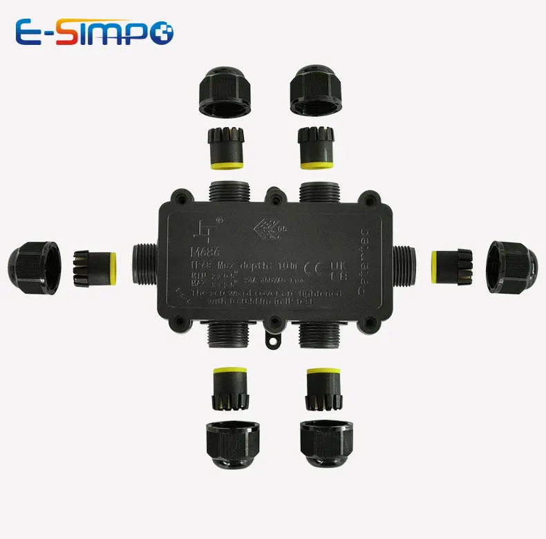 6Way 1IN5Out IP68 Kotak Sambun - Outdoor Lighting Junction ulasan dan harga
