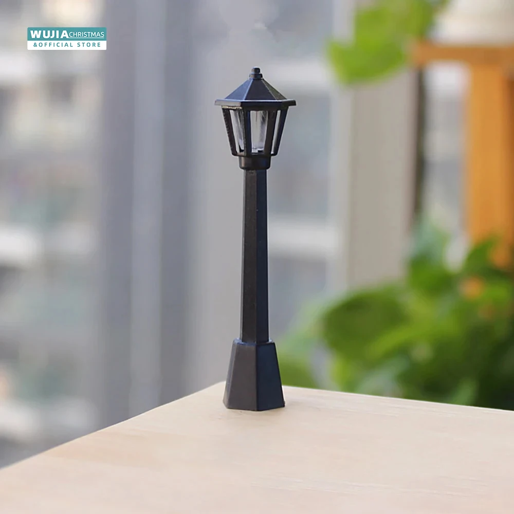 Miniatur lampu jalan, 6/12 bua - Outdoor Lighting Xmas ulasan dan harga