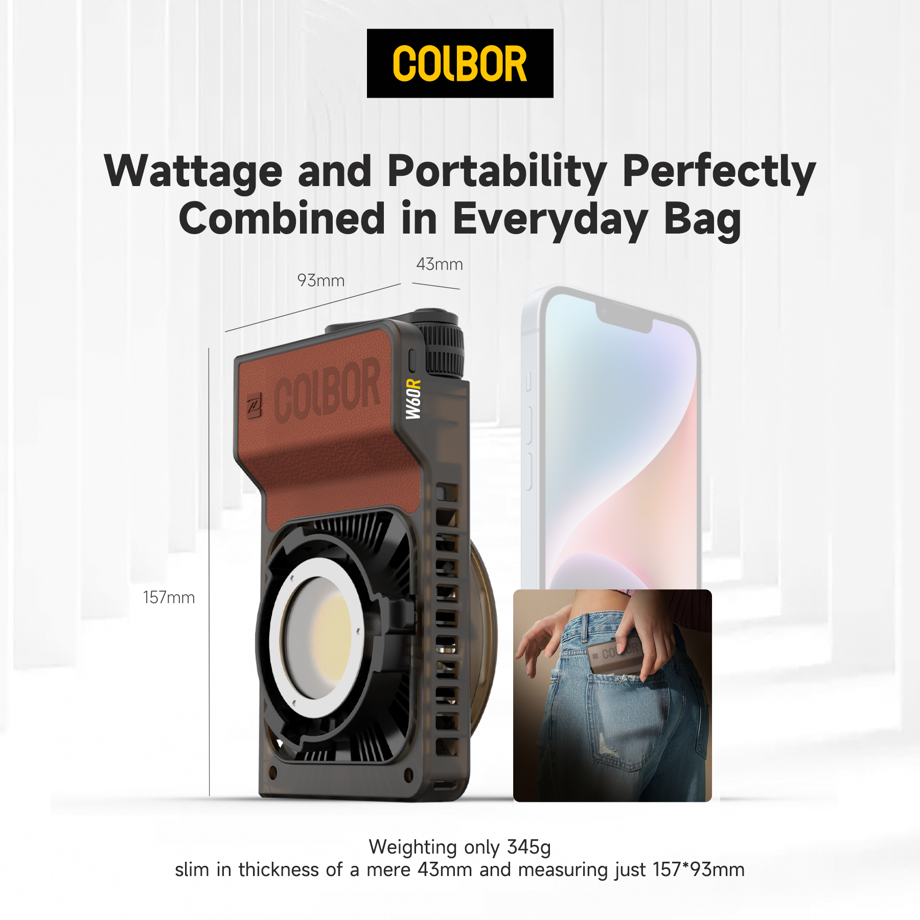 Lampu Video LED RGB Colbor Won - Outdoor Lighting Video ulasan dan harga