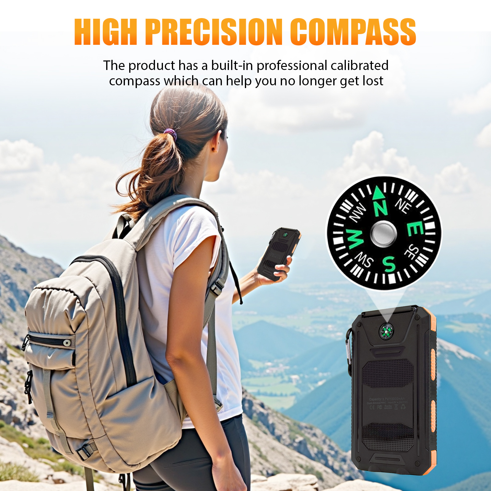 Bank Daya Surya 10000MAh Porta - Outdoor Lighting Permanent ulasan dan harga