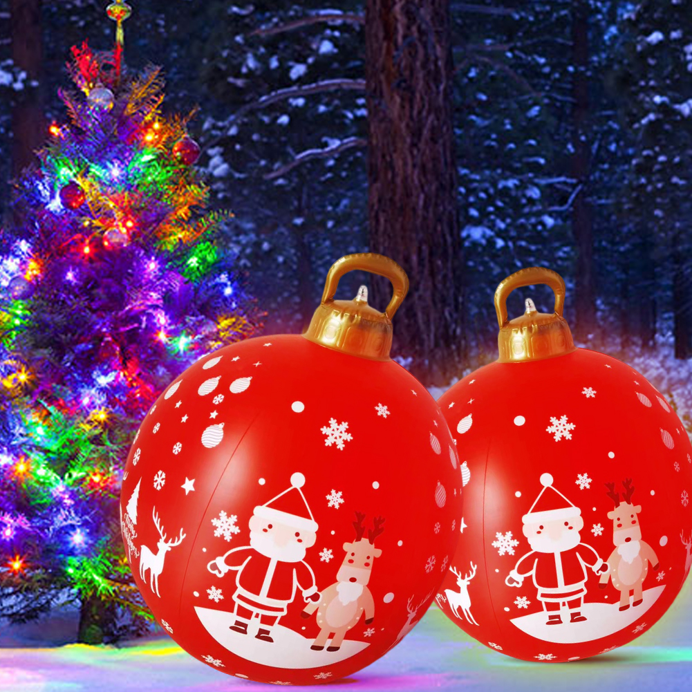 Bola Natal Tiup Raksasa PVC 60 - Outdoor Lighting Xmas ulasan dan harga