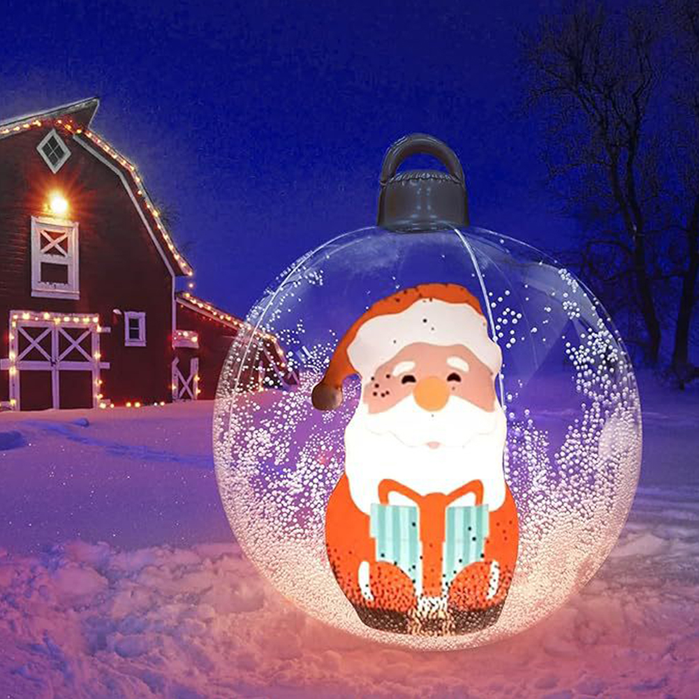 Bola Natal Tiup Raksasa PVC 60 - Outdoor Lighting Xmas ulasan dan harga