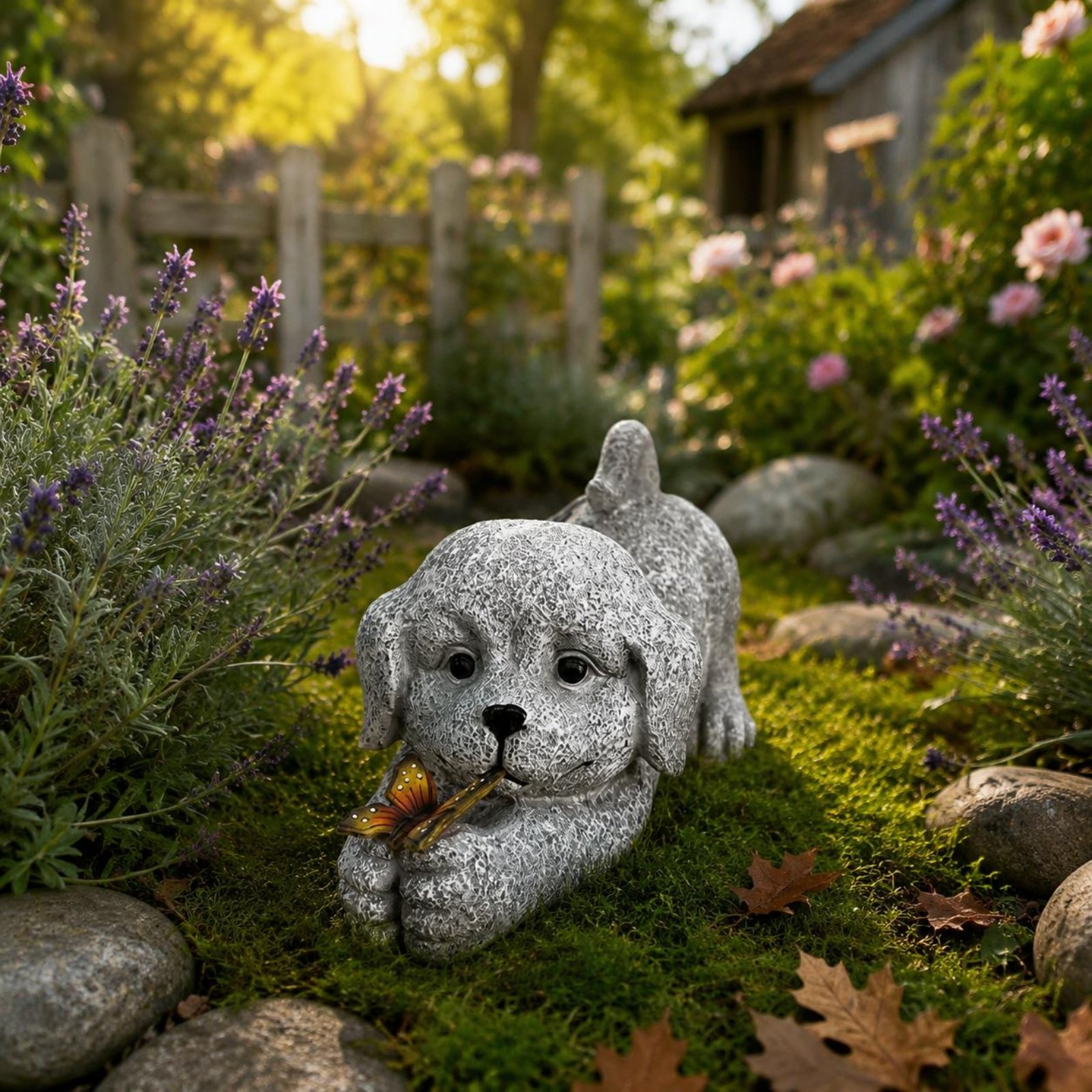 Patung Anjing Tenaga Surya Ker - Outdoor Lighting Wire ulasan dan harga