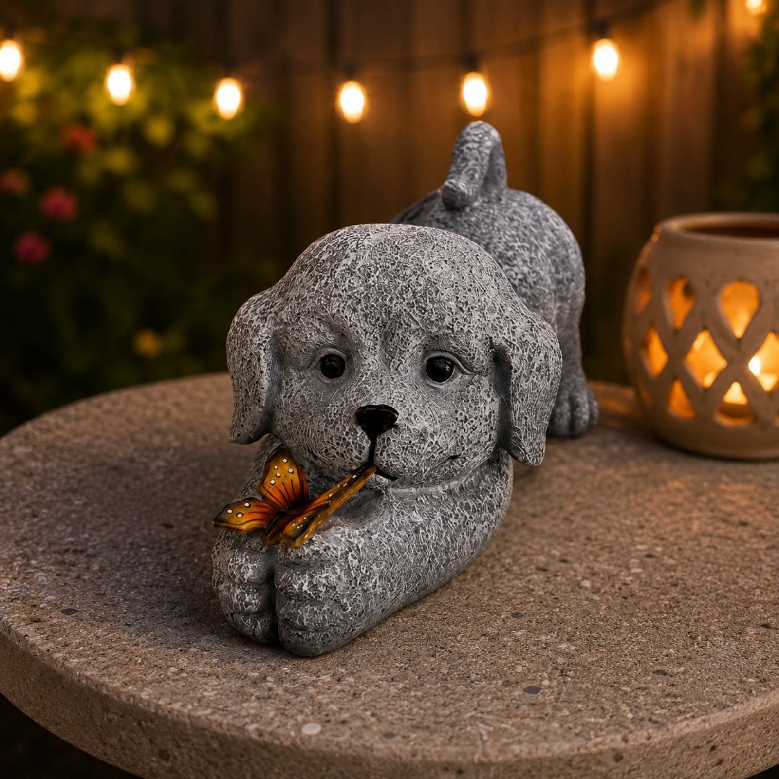 Patung Anjing Tenaga Surya Ker - Outdoor Lighting Wire ulasan dan harga