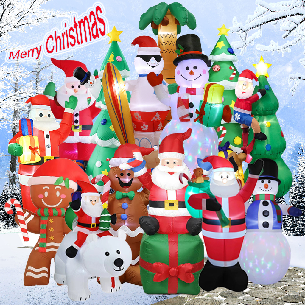 Dekorasi Natal tiup LED bawaan - Outdoor Lighting Xmas ulasan dan harga