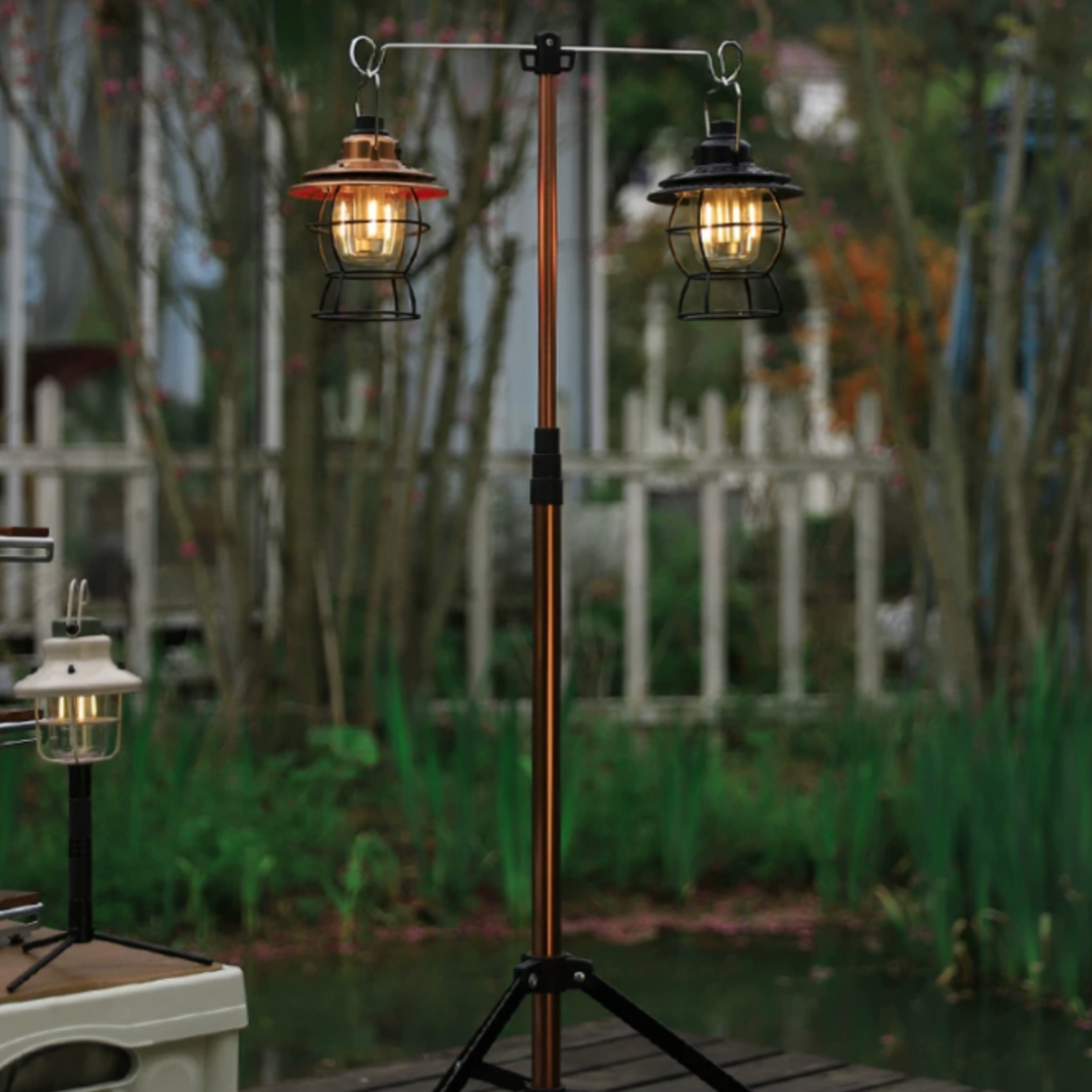 Penyangga Tripod dengan Pengai - Outdoor Lighting Hooks ulasan dan harga