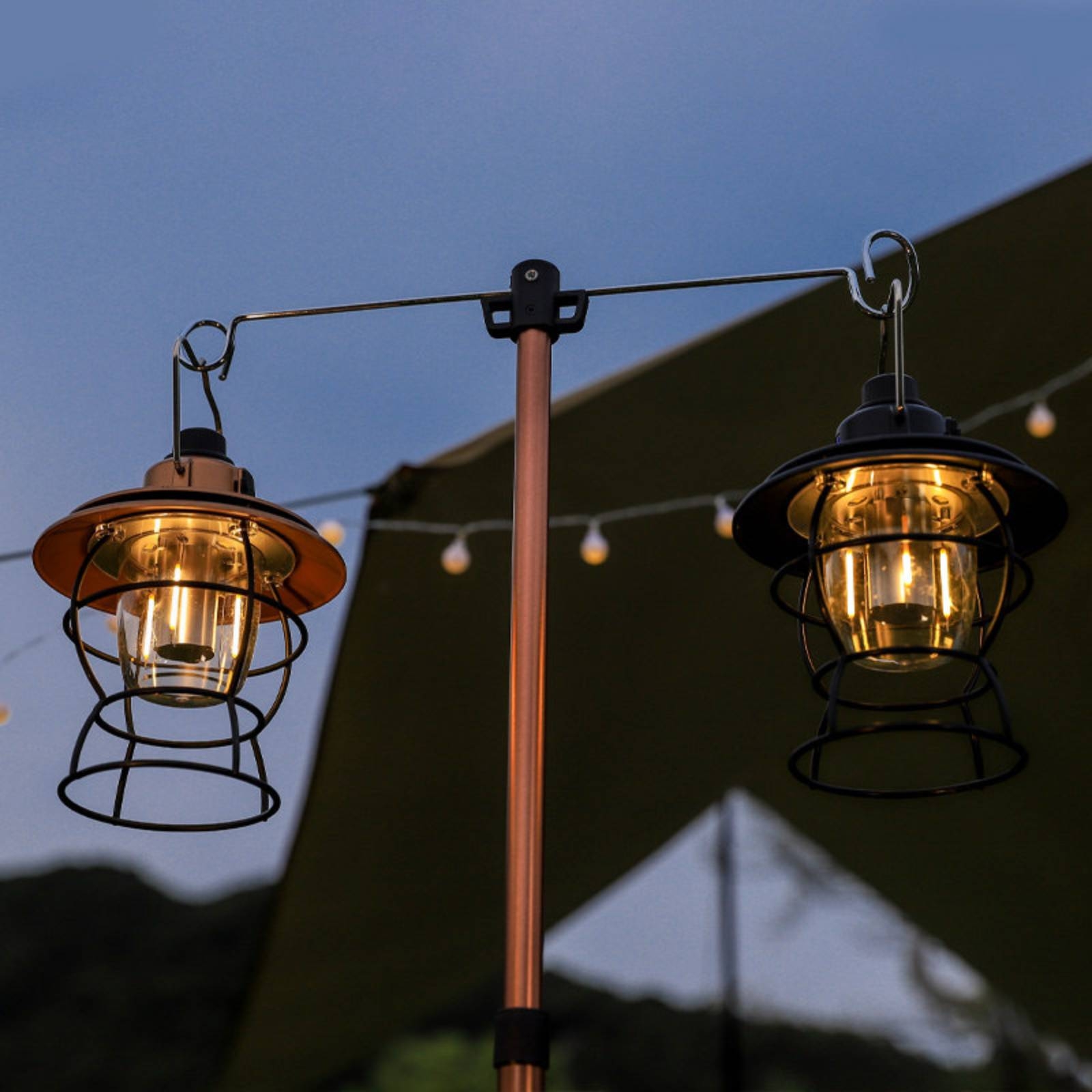 Penyangga Tripod dengan Pengai - Outdoor Lighting Hooks ulasan dan harga