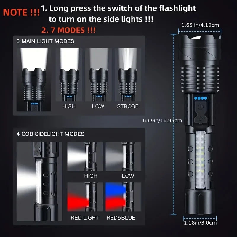 Senter LED Kuat dengan Tampila - Outdoor Lighting Battery Operated ulasan dan harga